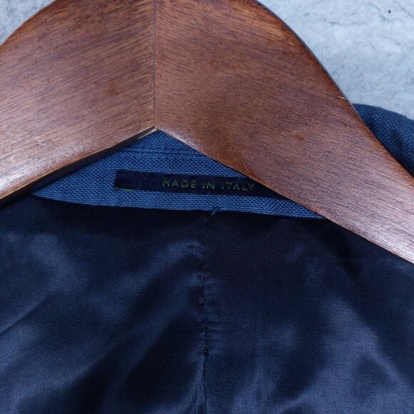 Sid Mashburn Trail Blazer Men's 56R Blue Unstructured Sport Coat Classic Italy - Picture 13 of 16